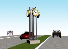 Ceasuri stradale 3D